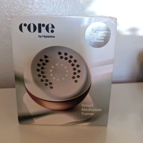 NEW Sealed Hyperice - Core Premium Smart Meditation Trainer White - Picture 1 of 4